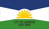 Gordon (Nebraska), flag