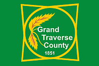 Гранд-Траверс (округ в Мичигане), флаг - векторное изображение
