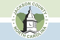 Jackson County (North Carolina), flag - vector image