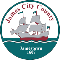 James City county (Virginia), seal - vector image