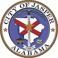 Jasper (Alabama), seal - vector image