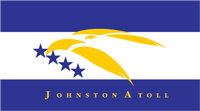 Джонстон (атолл, США), флаг - векторное изображение