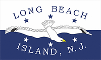 Vector clipart: Long Beach Island (New Jersey), flag