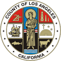 Los Angeles (county in California), seal (1957) - vector image