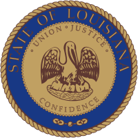 Louisiana, state seal - vector image