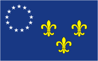 Louisville (Kentucky), flag (till 2003) - vector image