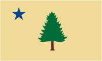 Maine, flag (1901)