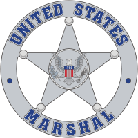 U.S. Marshals Service (USMS), star badge - vector image