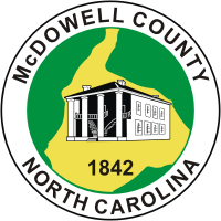 McDowell County (North Carolina), seal - vector image