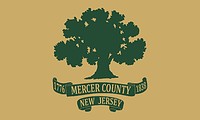 Векторный клипарт: Мерсер (округ в Нью-Джерси), флаг