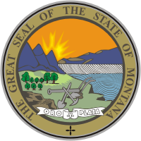 Montana, state seal - vector image