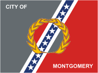 Montgomery (Alabama), flag - vector image