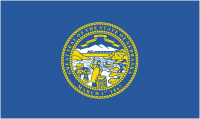 Nebraska, flag - vector image