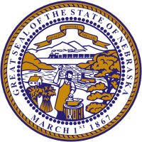 Nebraska, state seal - vector image