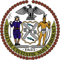 New York City, seal - vector image