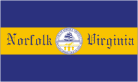 Vector clipart: Norfolk (Virginia), flag