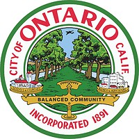Ontario (California), seal - vector image