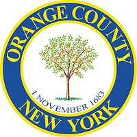 Orange county (New York), seal - vector image