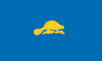 Орегон, флаг (обратная сторона)
