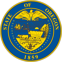 Oregon, state seal - vector image