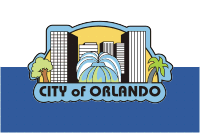 Orlando (Florida), flag (1980) - vector image