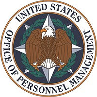 Кадровая служба США, печать управления - векторное изображение