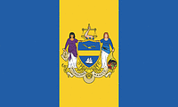 Philadelphia (Pennsylvania), flag - vector image