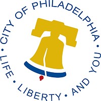 Векторный клипарт: Филадельфия (Пенсильвания), лого (Колокол Свободы)