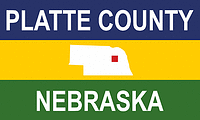 Vector clipart: Platte county (Nebraska), flag
