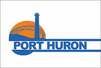 Port Huron (Michigan), flag - vector image