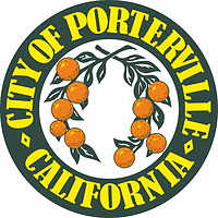 Porterville (California), seal - vector image