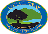 Vector clipart: Poway (California), logo 