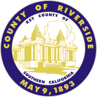 Riverside county (California), seal - vector image