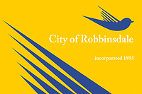 Vector clipart: Robbinsdale (Minnesota), flag