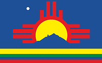 Roswell (New Mexico), flag - vector image