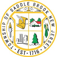 Садл-Брук (Нью-Джерси), печать - векторное изображение