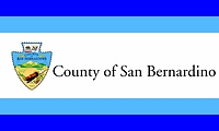 Vector clipart: San Bernardino county (California), flag