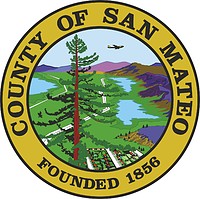 San Mateo county (California), seal - vector image