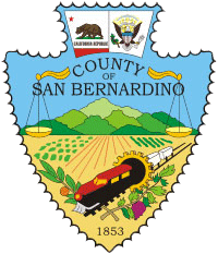 San Bernardino county (California), seal - vector image