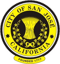 San Jose (California), seal - vector image