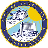 Векторный клипарт: Санта-Ана (Калифорния), печать