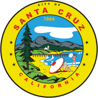 Santa Cruz (California), seal - vector image