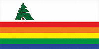 Vector clipart: Santa Cruz county (California), flag