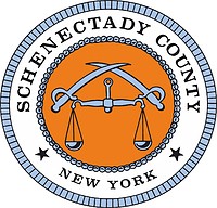 Schenectady county (New York), seal - vector image