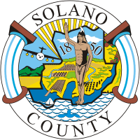 Solano County (California), seal - vector image