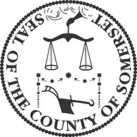 Somerset County (New Jersey), seal (black & white)