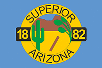 Векторный клипарт: Супериор (Аризона), флаг