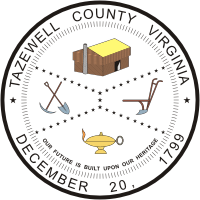 Tazewell county (Virginia), seal - vector image