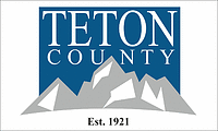 Teton county (Wyoming), flag - vector image
