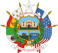 Texas, reverse side of state seal - vector image